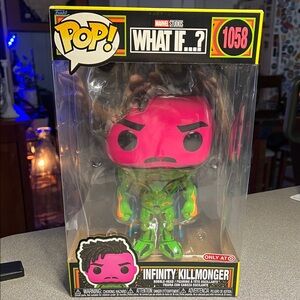 Funko Pop! Jumbo Infinity Killmonger Action Figure - Pink and Green